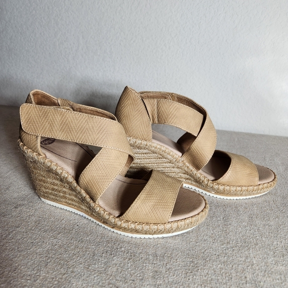 Dr. Scholl's Shoes - Dr. Scholl's Vacay Womens 8 Tan Espadrille Wedges